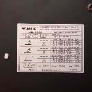 Máy hàn Mig tay súng rời Jasic NB-160E